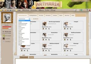 Screenshot 3 von Browsergame Artharia