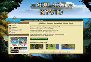 Screenshot 1 von Browsergame Schlacht um Kyoto