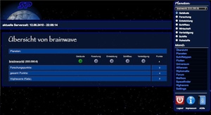 Screenshot 1 von Browsergame Spacepeoples