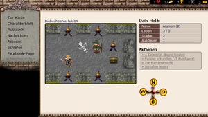 Screenshot 2 von Browsergame Mythana