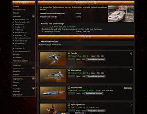 Screenshot 2 von Browsergame Stellar Legends: WarSpace