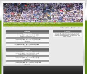 Screenshot 1 von Browsergame mcroll's Fu&szlig;ballmanager