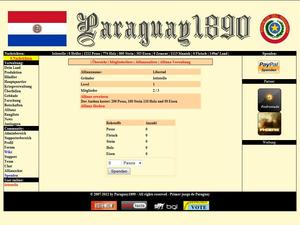 Screenshot 3 von Browsergame Paraguay 1890