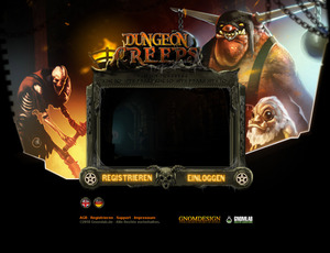 Screenshot 1 von Browsergame Dungeoncreeps