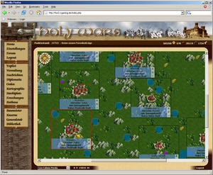 Screenshot 1 von Browsergame Holy-Wars 2