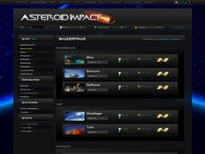 Screenshot 3 von Browsergame Asteroid Impact