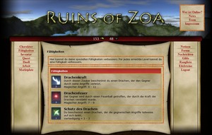 Screenshot 2 von Browsergame Ruins of Zoa